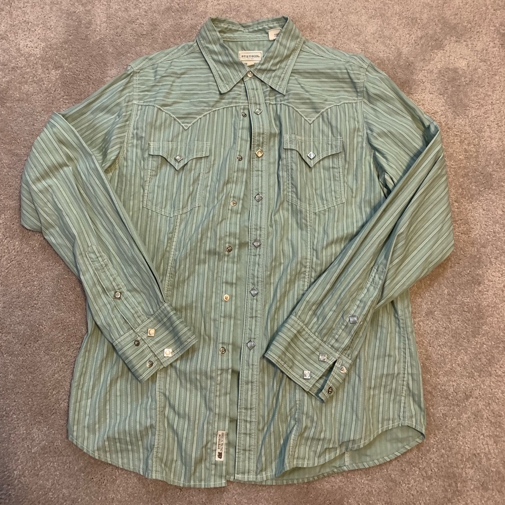 Stetson Western Diamond Pearl Snap Shirt